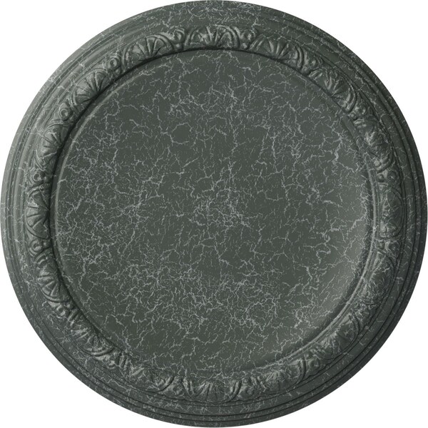 Ekena Millwork Carlsbad Ceiling Medallion (Canopies up to 14 1/4"), 19 1/2"OD x 1 3/4"P, Athenian Green Crackle CM19CAAGC - main